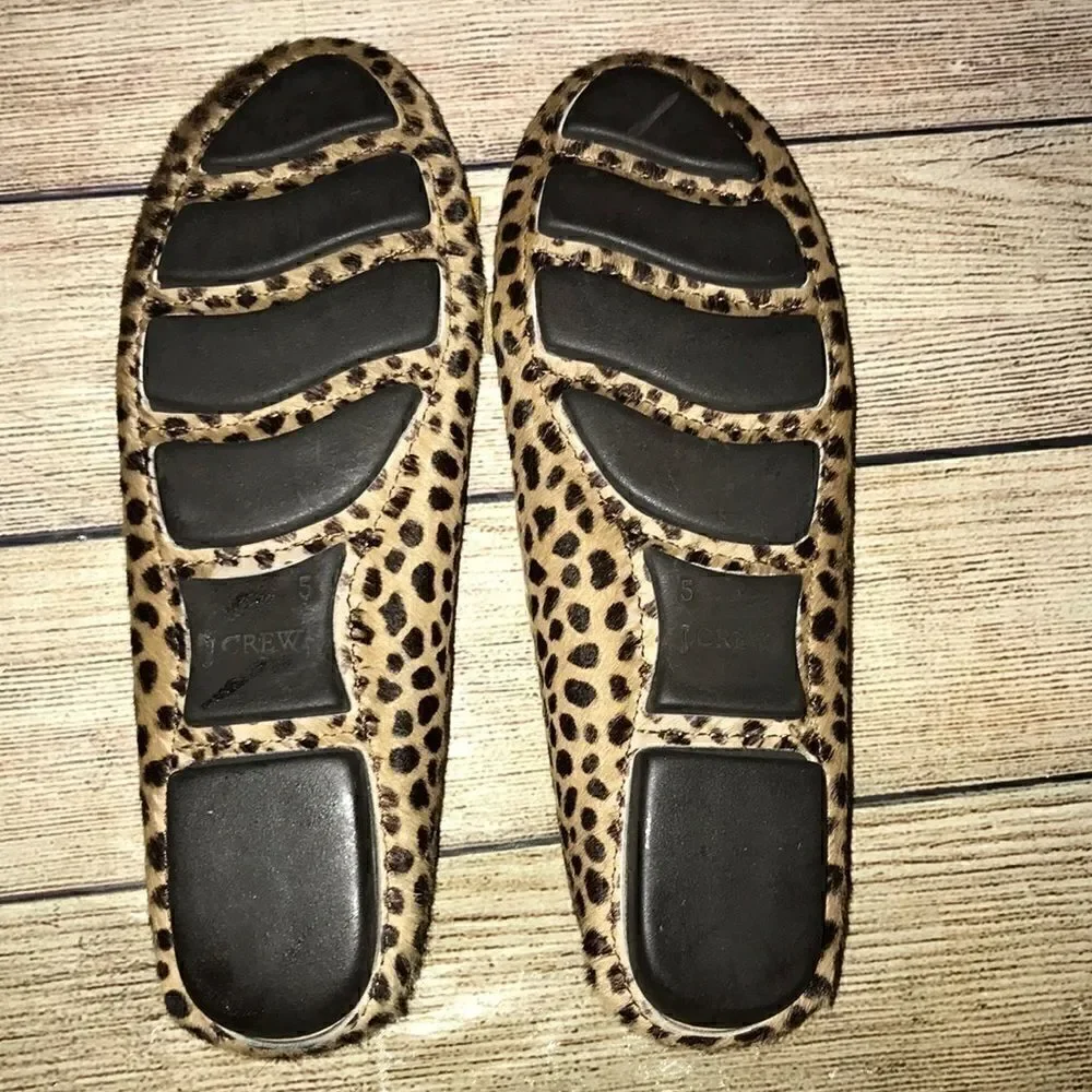 J. Crew Collection Siena Calf Hair Driving Shoes